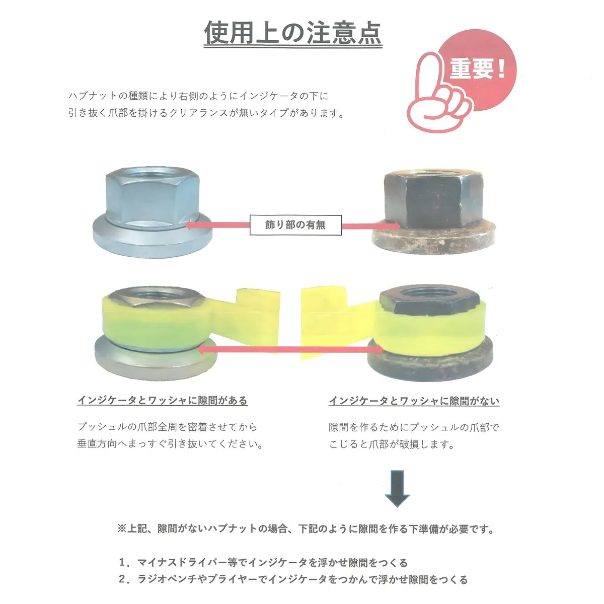 プッシュル33 インジケーター脱着ツール