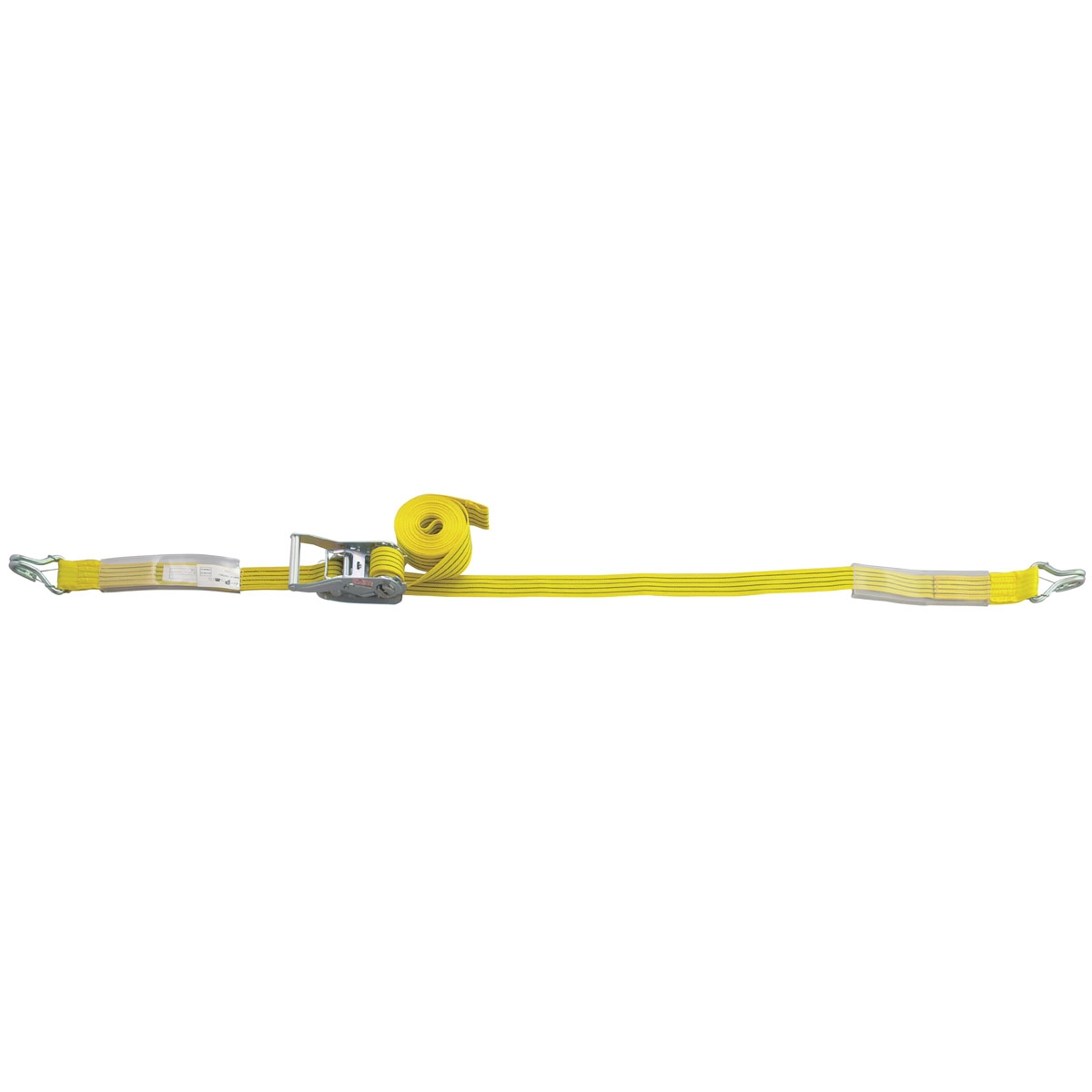ベルト荷締機 ラッシングベルト JIS 巾50 固定0.5m 巻取7m Jフック
