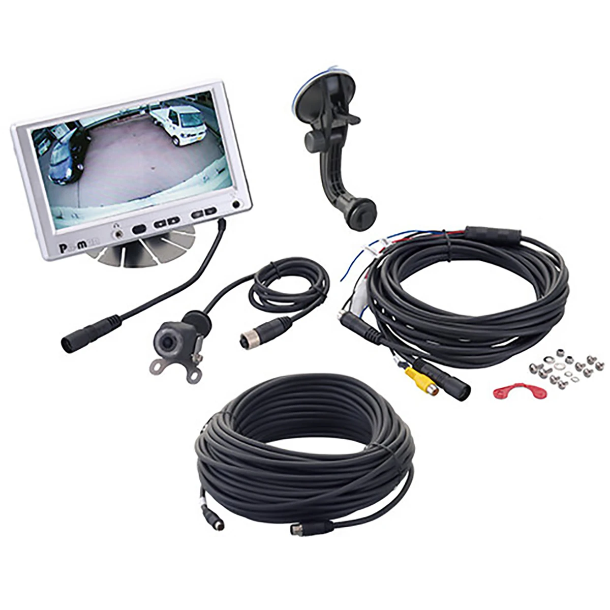 バックカメラ カラー DC12～24V ノンシャッター 水平120度 延長ケーブル10ｍ付属