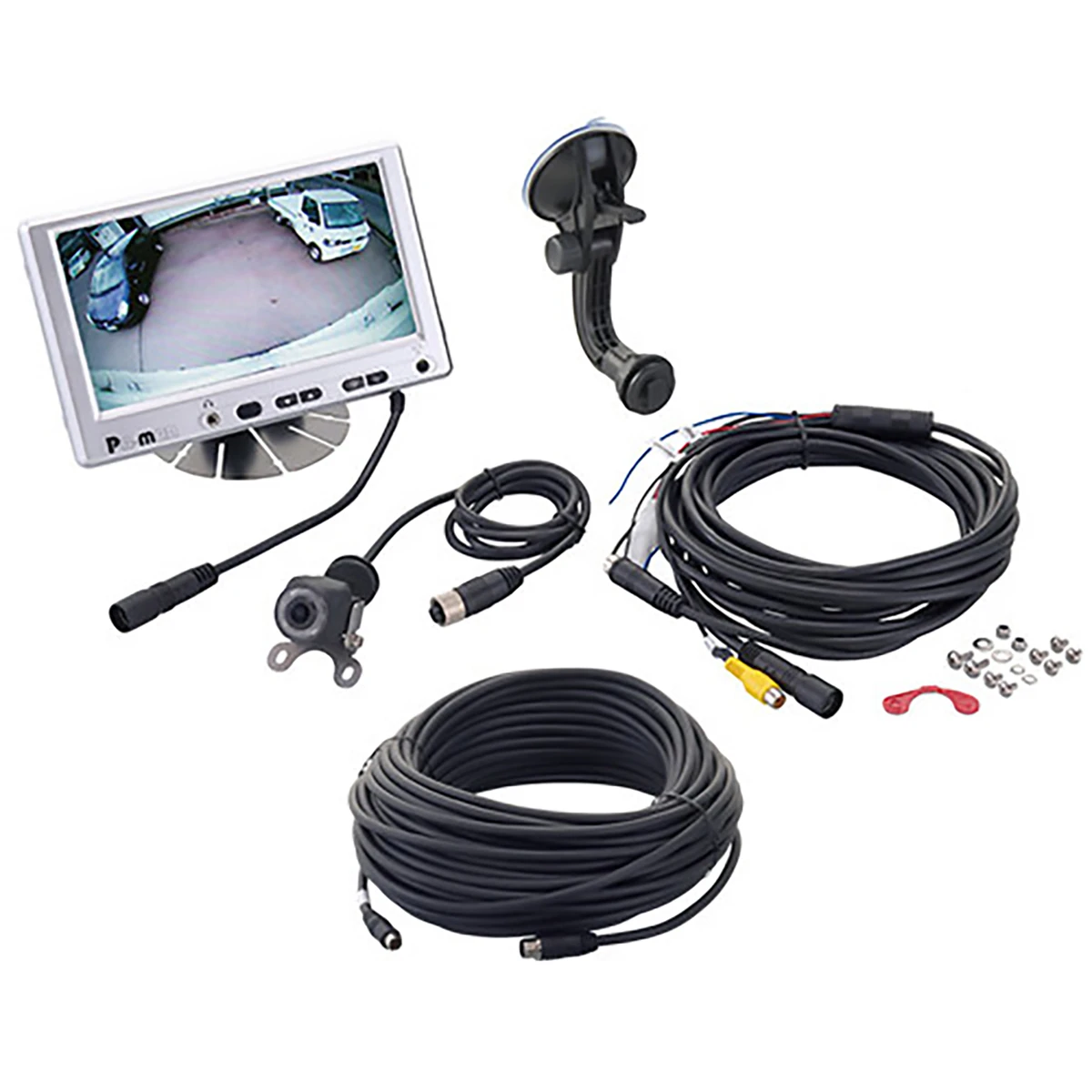 バックカメラ カラー DC12～24V ノンシャッター 水平120度 延長ケーブル20ｍ付属