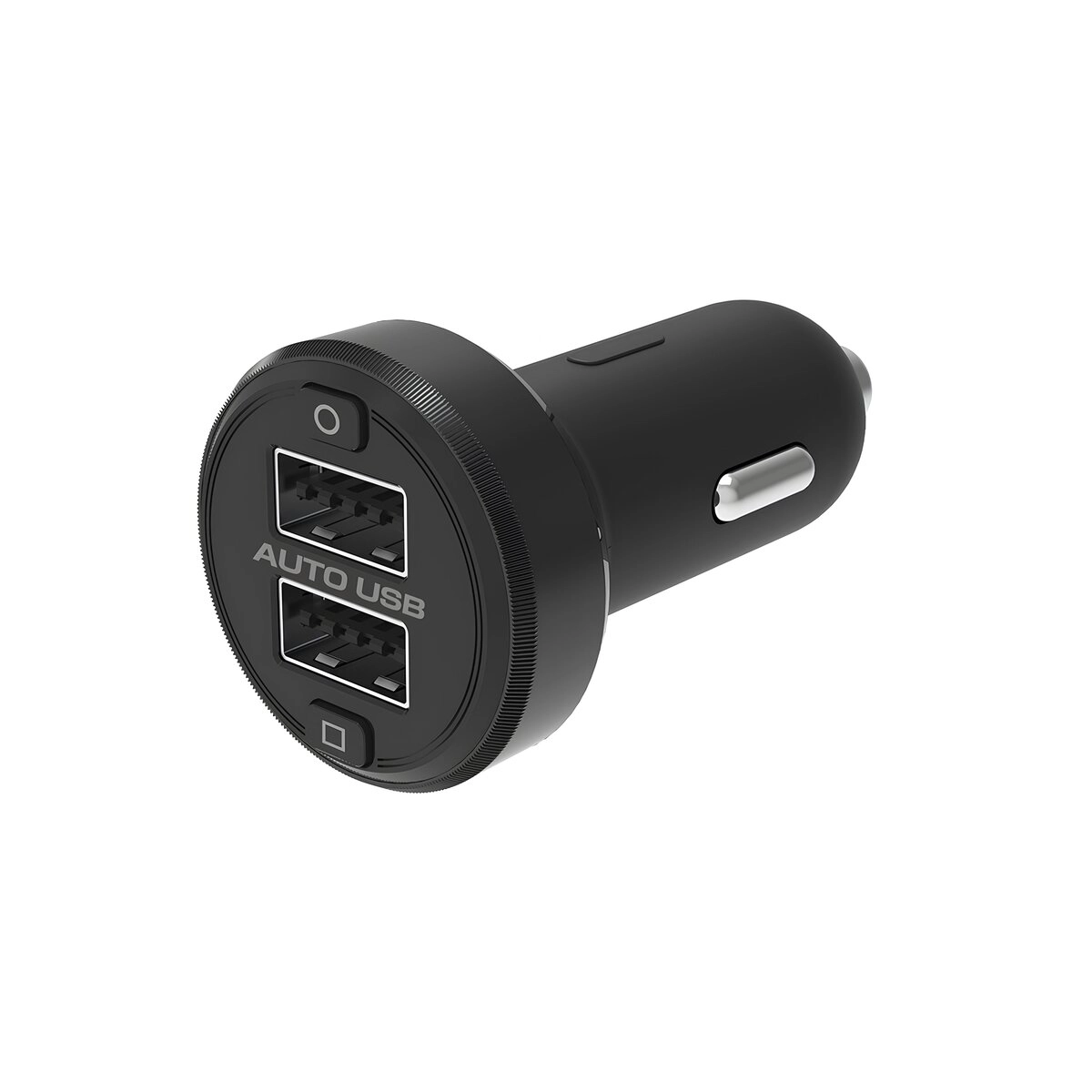 USB電源2ポート アンビエントライト付き DC12V/24V車兼用