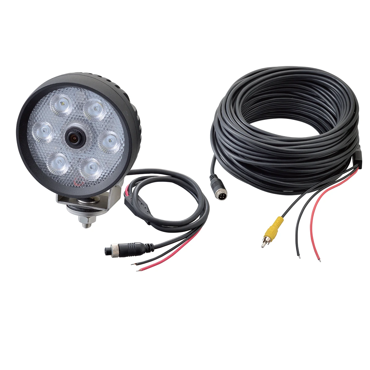LEDワークランプ＋カメラ 6LED DC12～24V 防水