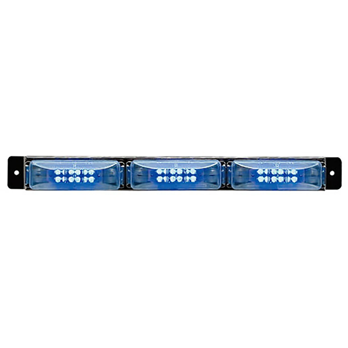 車高灯 LED クリアレンズ 3連 防水 DC24V LED色 青