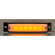 車高灯 LEDホワイトレンズ 1灯 DC12～24V アンバー