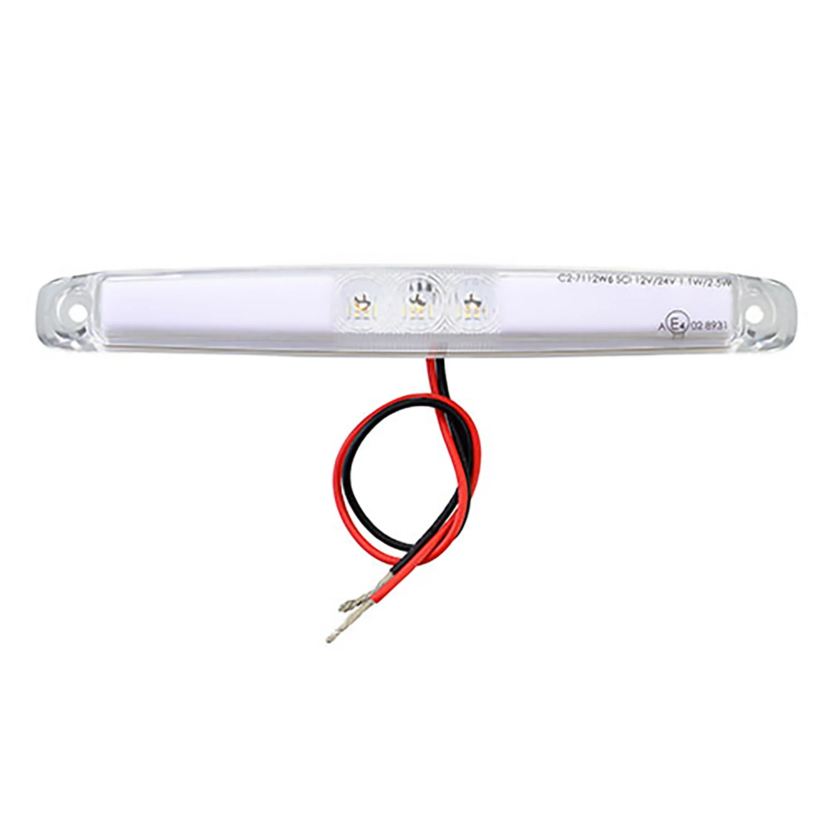 バー型マーカーランプ クリア DC12～24V 防水