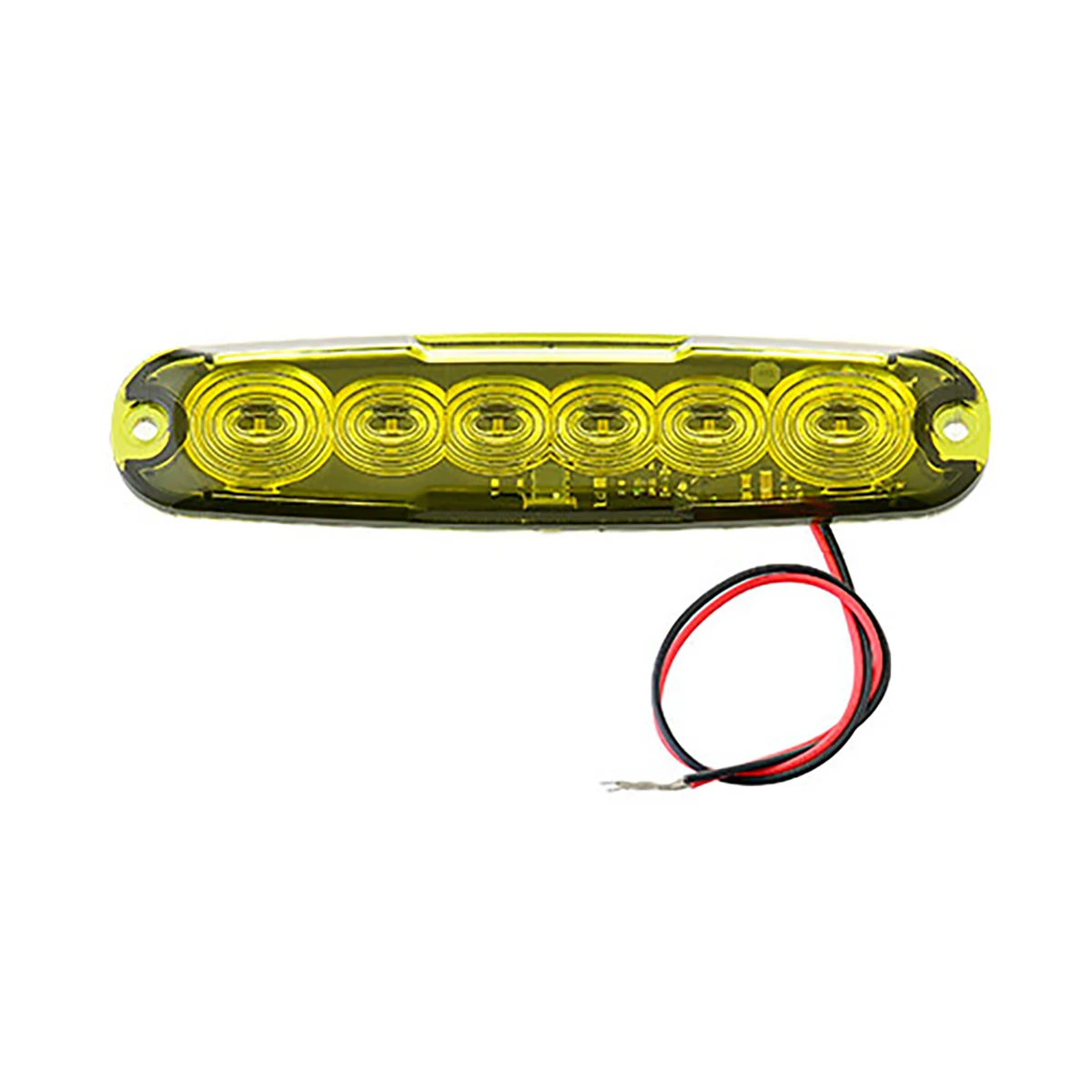 フラットマーカーランプ イエロー DC12～24V 防水