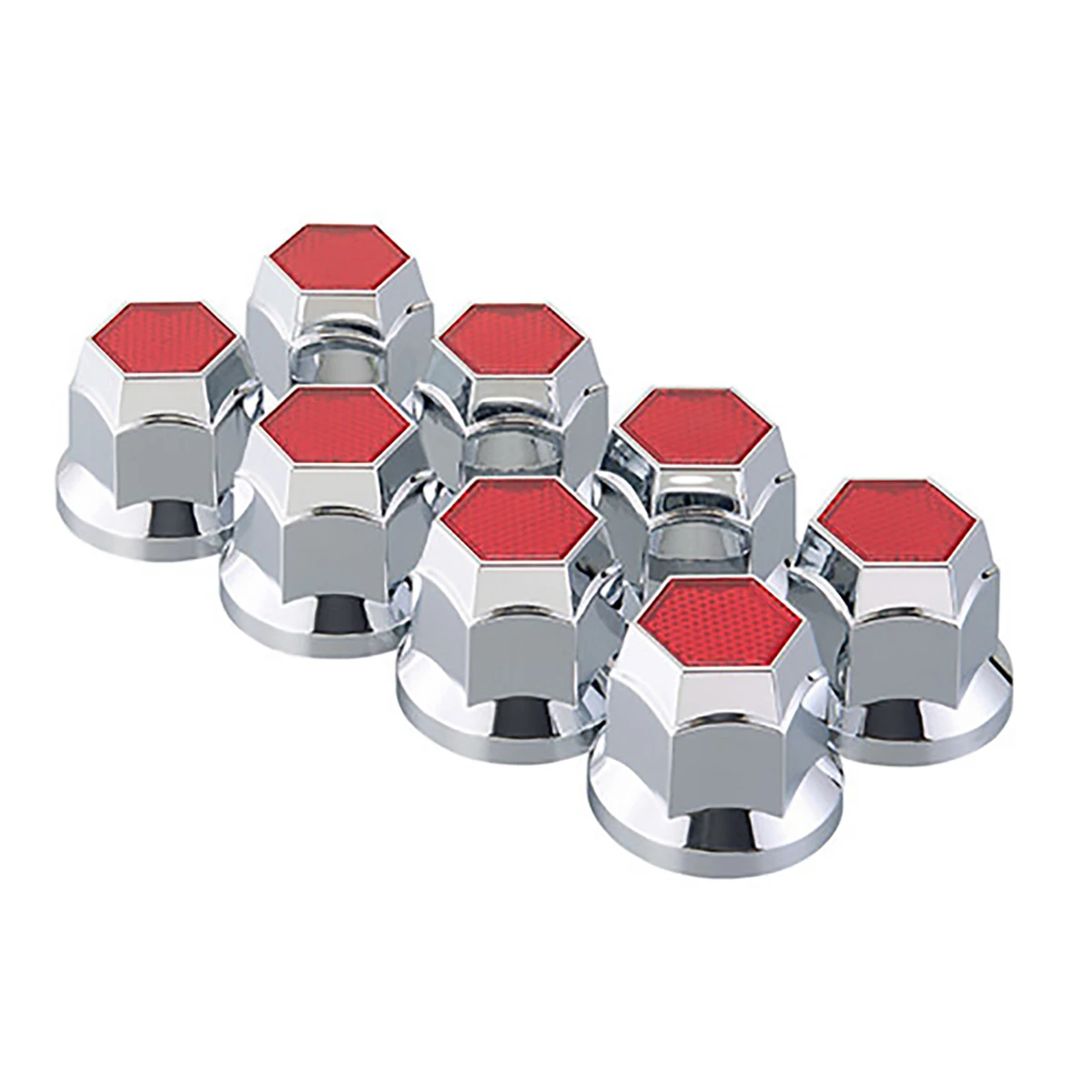 プラナットキャップ 33mm 8ヶ入 赤色レンズ付 フロント リア