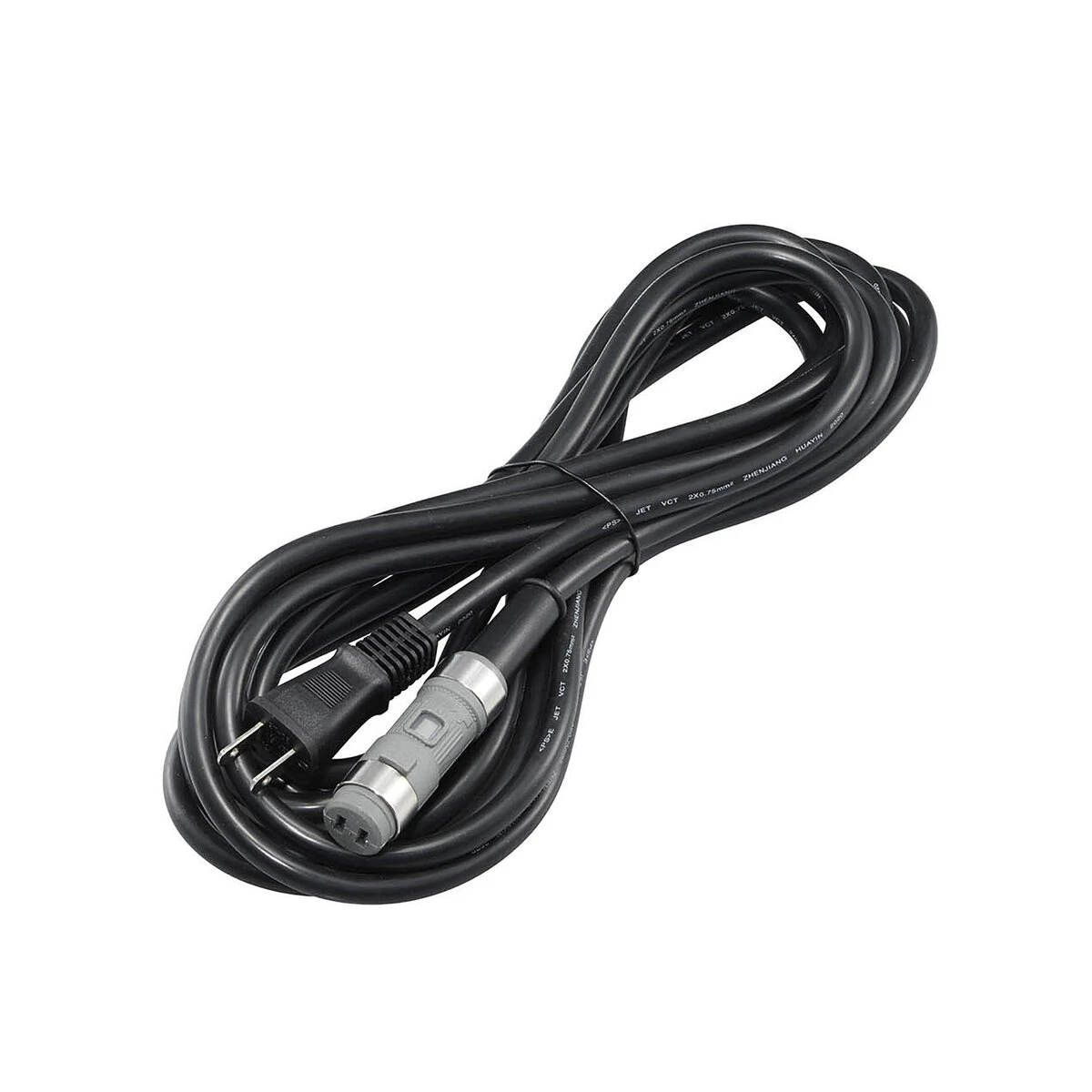 脱着式キャブタイヤコード 5m 黒 AC100V