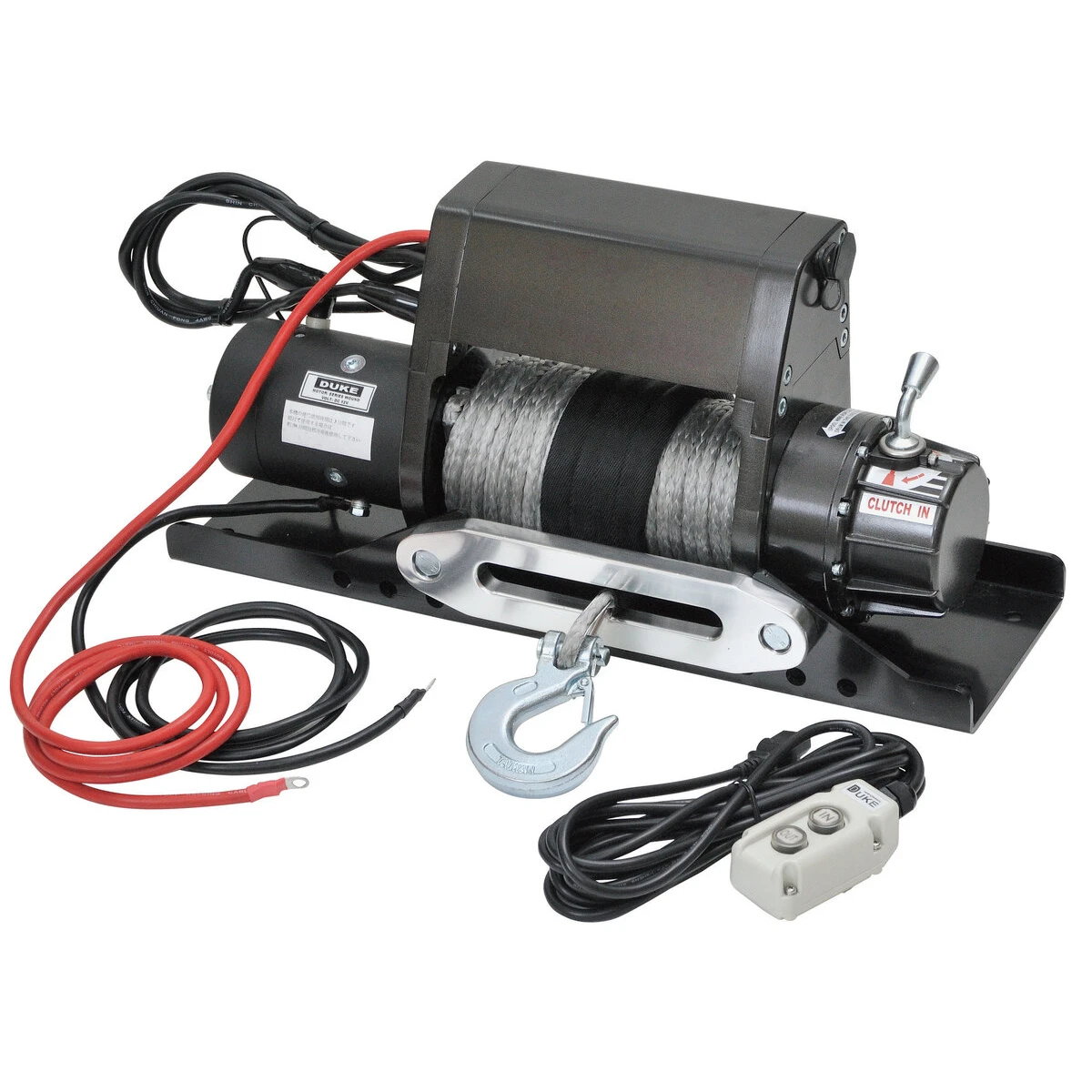 電動ウィンチ シンセティックロープ DC12V  準防水