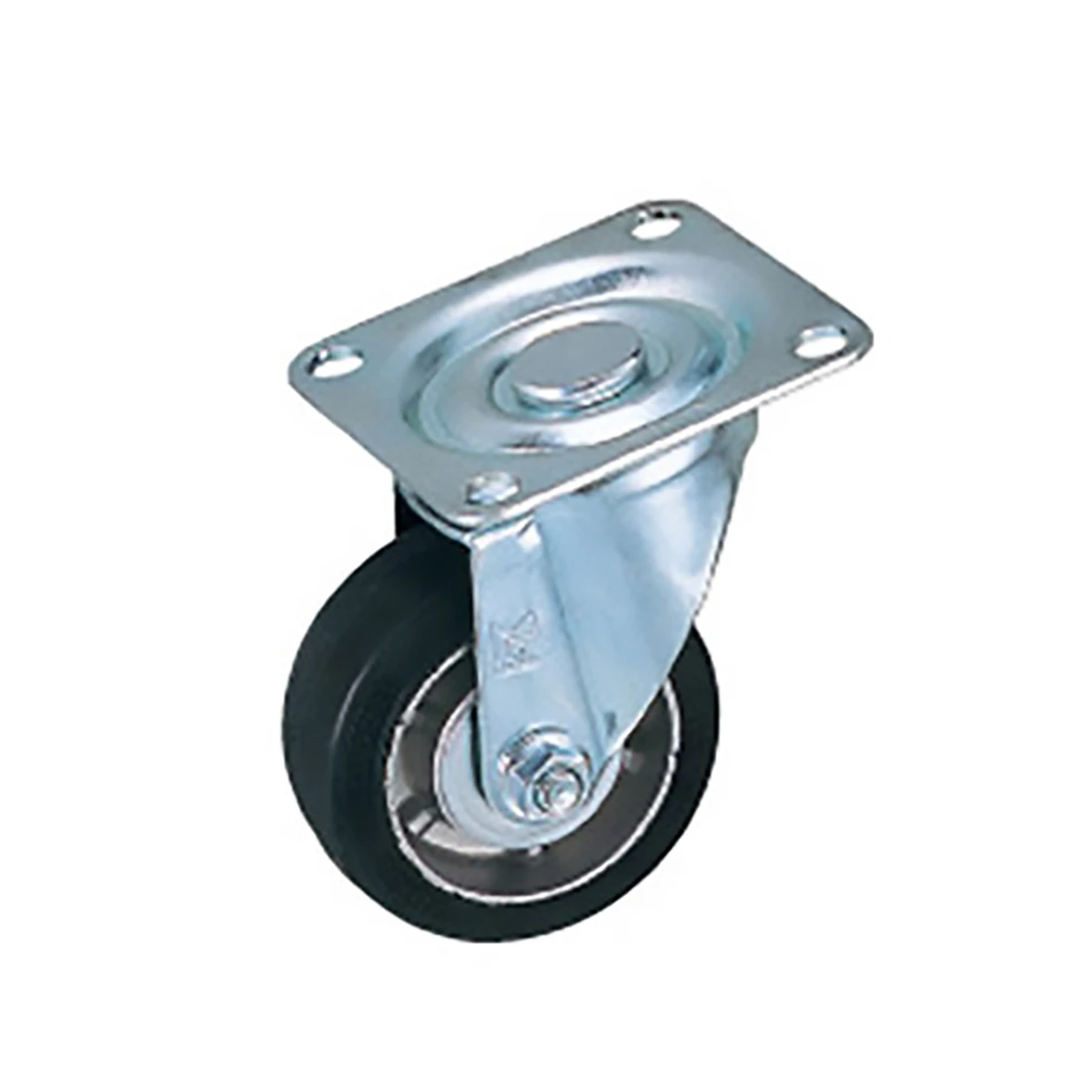 キャスター 台車用 ベアリング入 φ75mm 耐荷重80kg 自在輪