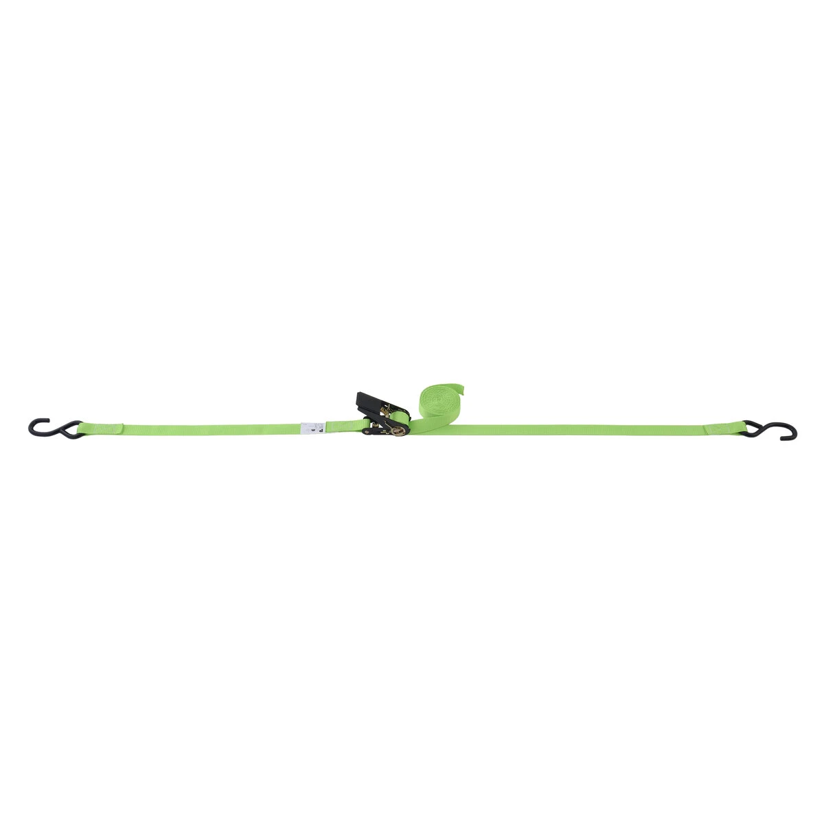ベルト荷締機 Sフック 小型 巾25mm 固定0.5m 巻取5m