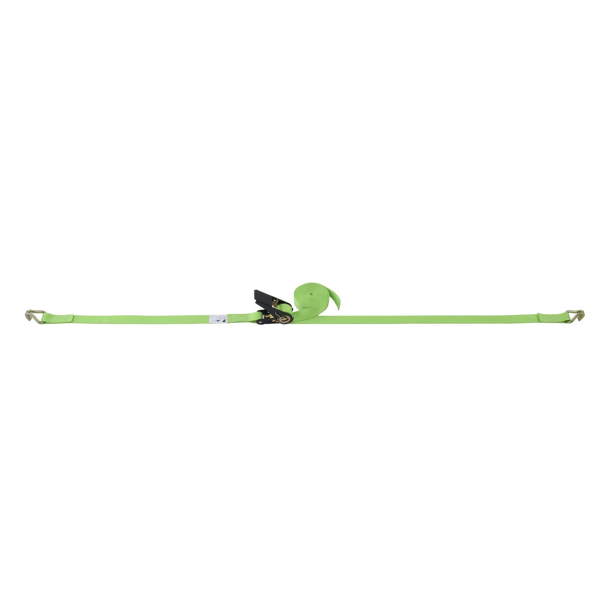 ベルト荷締機 Jフック 小型 巾25mm 固定0.5m 巻取5m