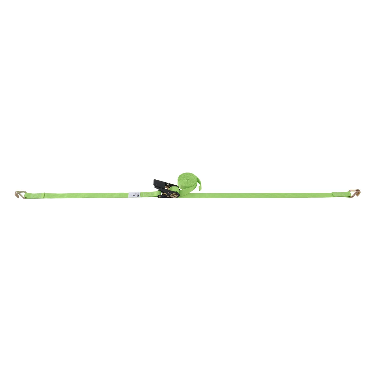 ベルト荷締機 Jフック 小型 巾25mm 固定0.5m 巻取5m