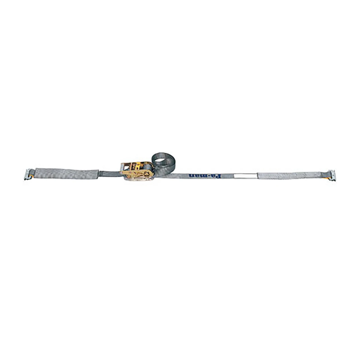 ベルト荷締機 ラッシングベルト 巾38 固定0.5m 巻取2.5m Eクリップ
